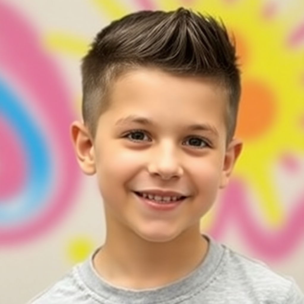 Low Fade Haircut for Boys